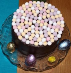 Easter Chocolate Fudge Cake